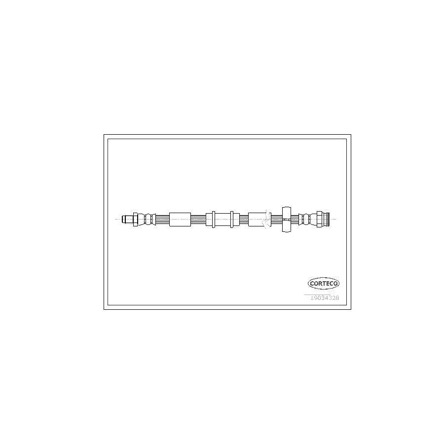 Corteco 19034328 Brake Hose