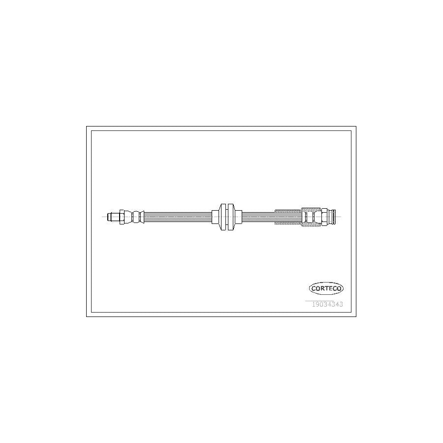 Corteco 19034343 Brake Hose