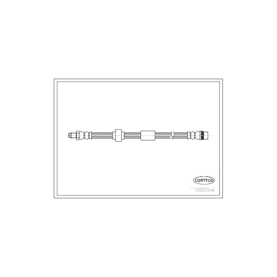 Corteco 19034346 Brake Hose