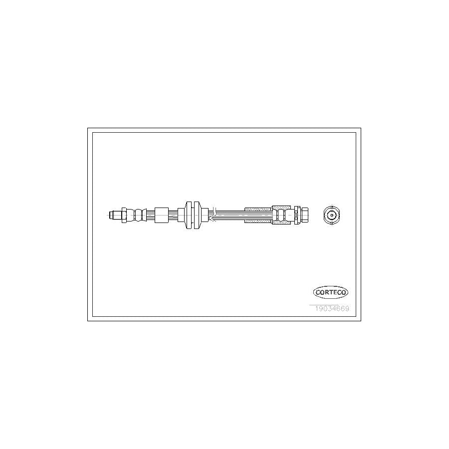 Corteco 19034669 Brake Hose