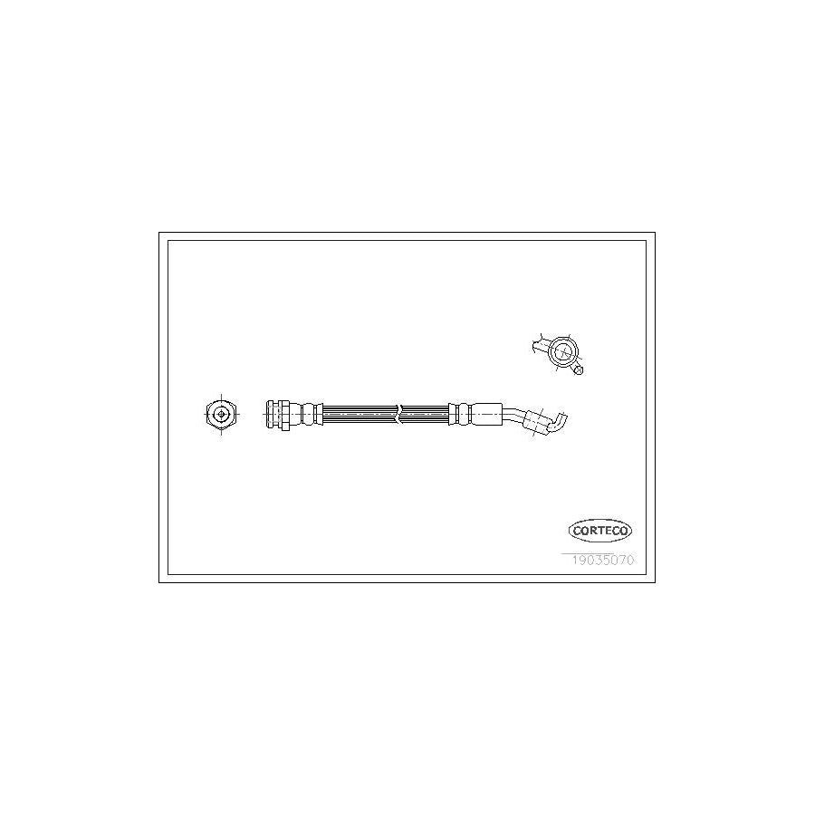 Corteco 19035070 Brake Hose