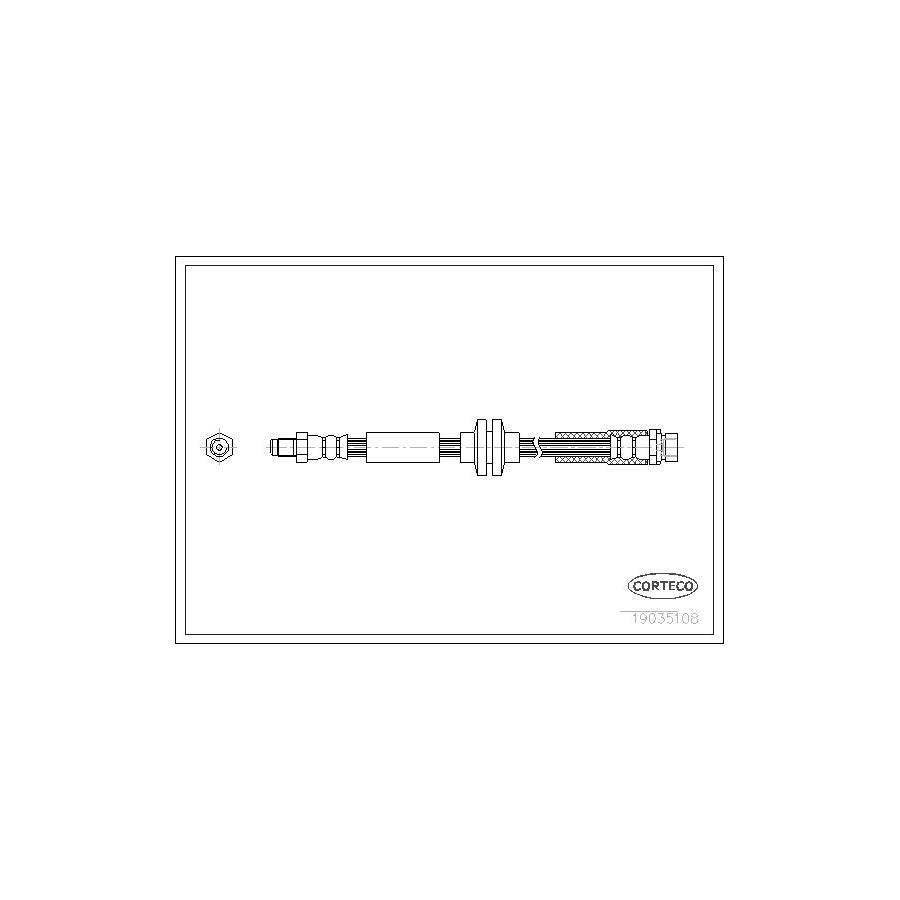 Corteco 19035108 Brake Hose