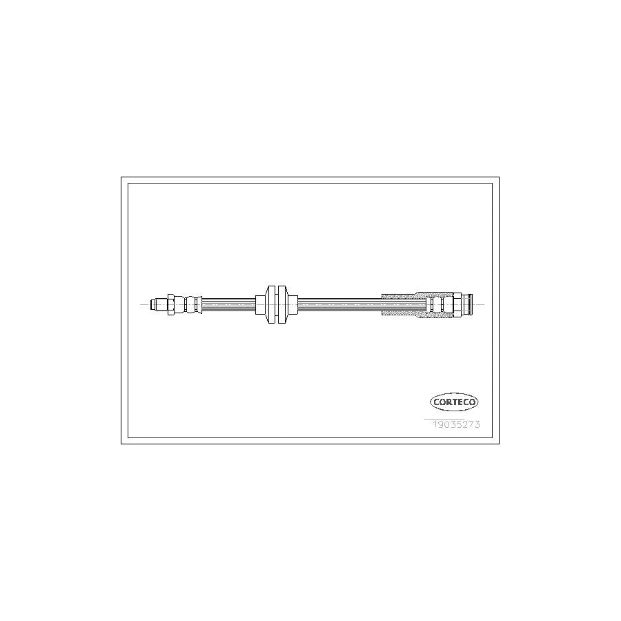 Corteco 19035273 Brake Hose for Fiat Ducato