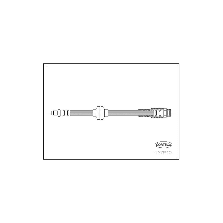 Corteco 19035274 Brake Hose for Fiat Ducato