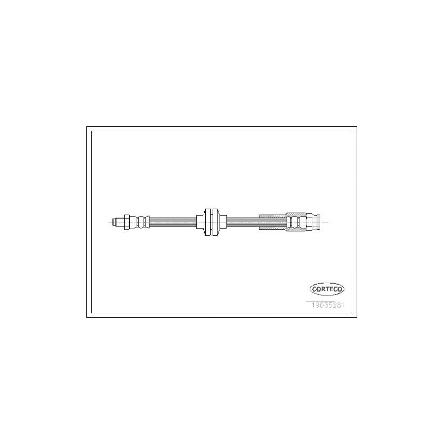 Corteco 19035281 Brake Hose