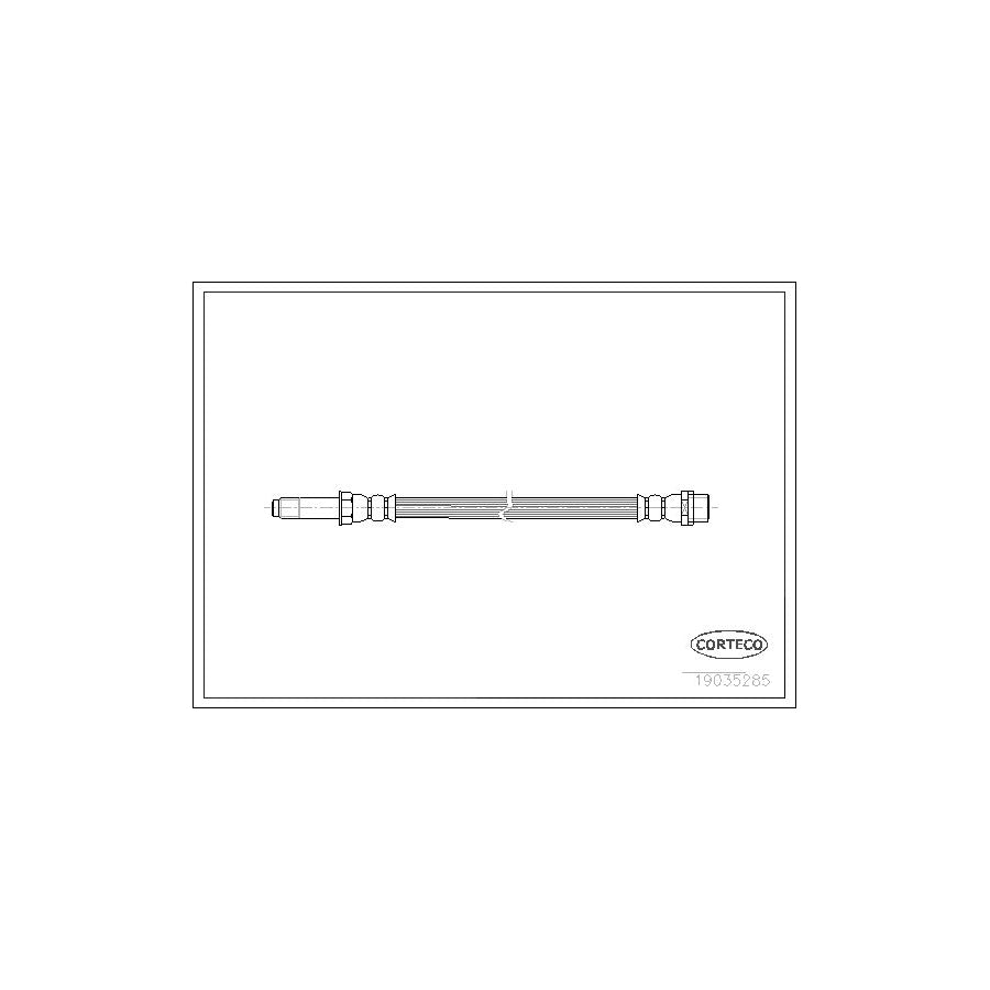 Corteco 19035285 Brake Hose