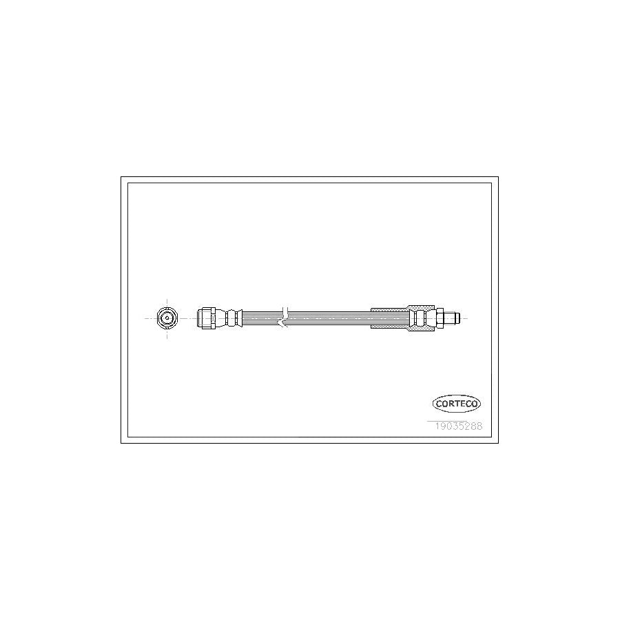 Corteco 19035288 Brake Hose