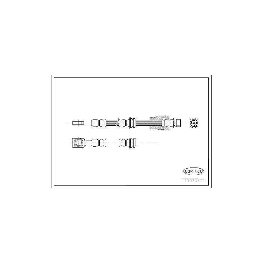 Corteco 19035304 Brake Hose