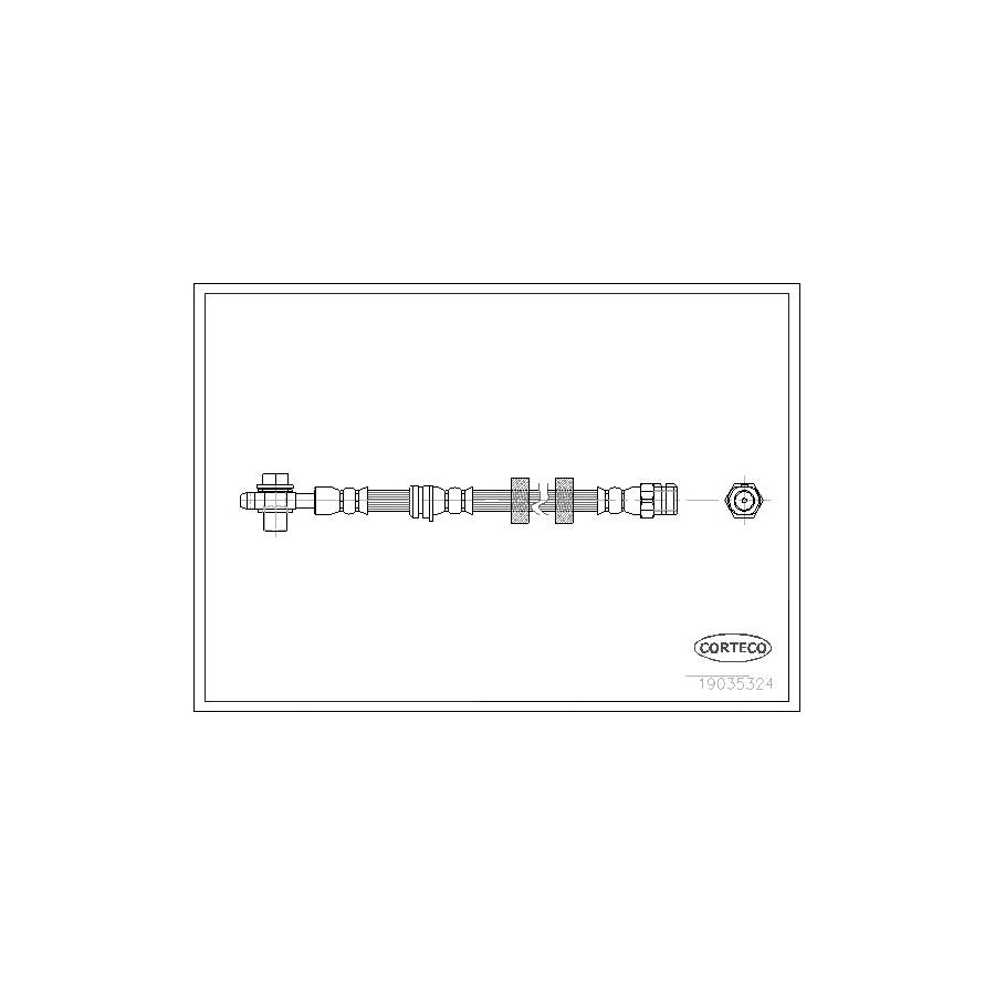 Corteco 19035324 Brake Hose