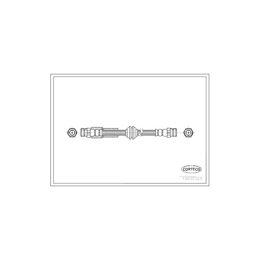 Corteco 19035325 Brake Hose