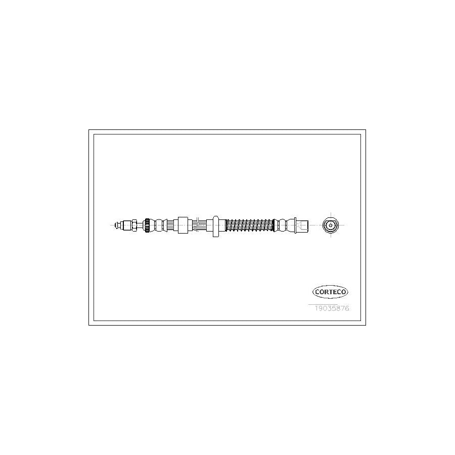 Corteco 19035876 Brake Hose