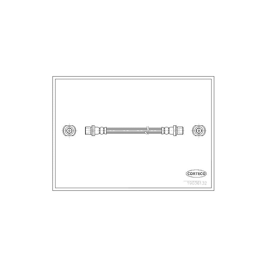 Corteco 19036132 Brake Hose