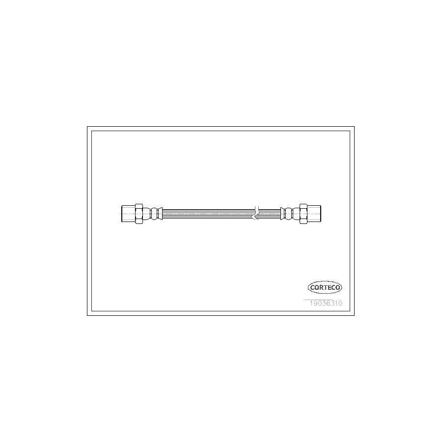 Corteco 19036310 Brake Hose