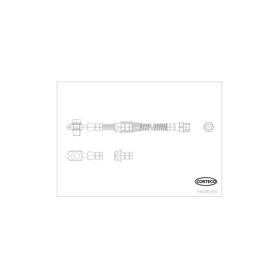 Corteco 19036355 Brake Hose