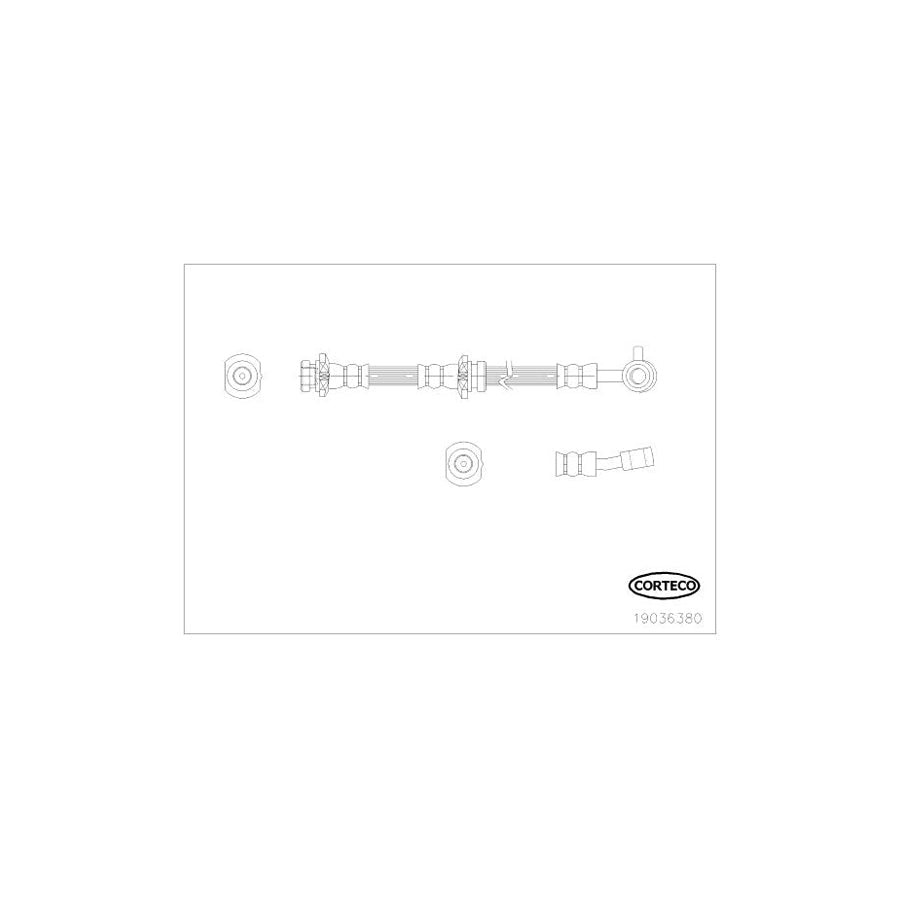 Corteco 19036380 Brake Hose
