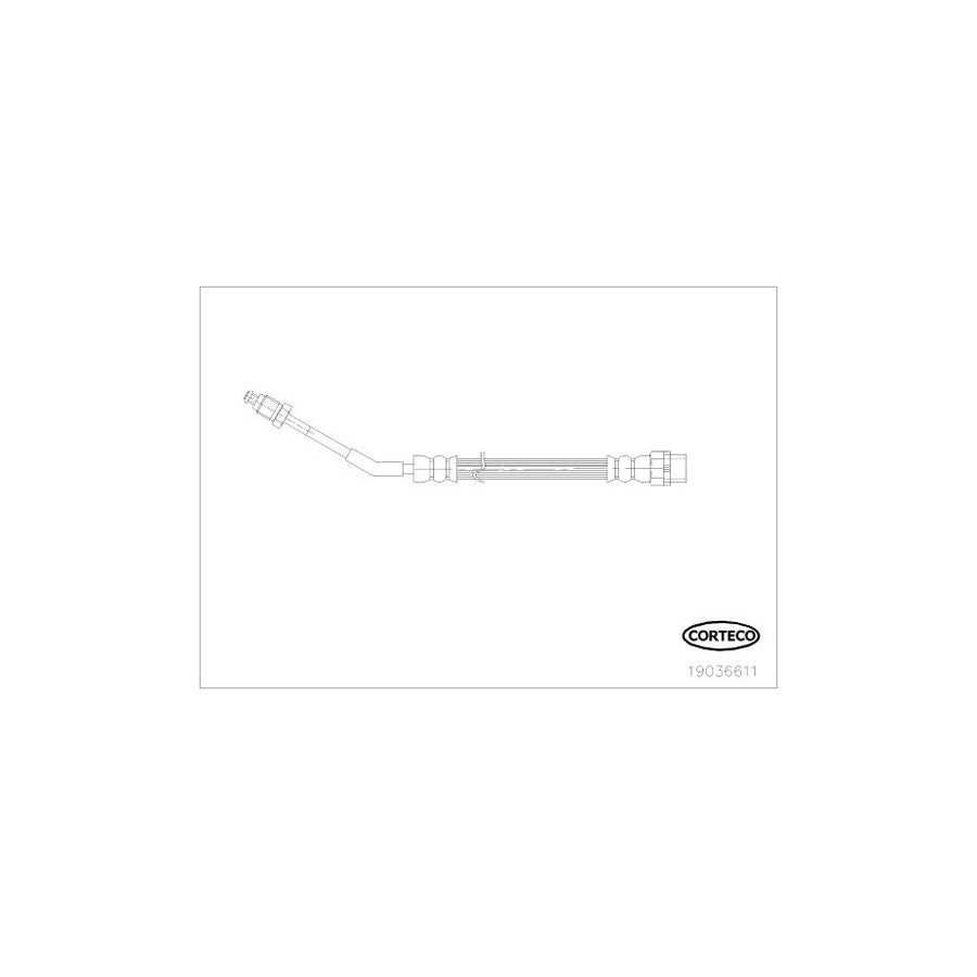 Corteco 19036611 Brake Hose for BMW Z4