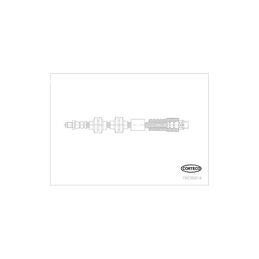 Corteco 19036614 Brake Hose for BMW X1 (E84)