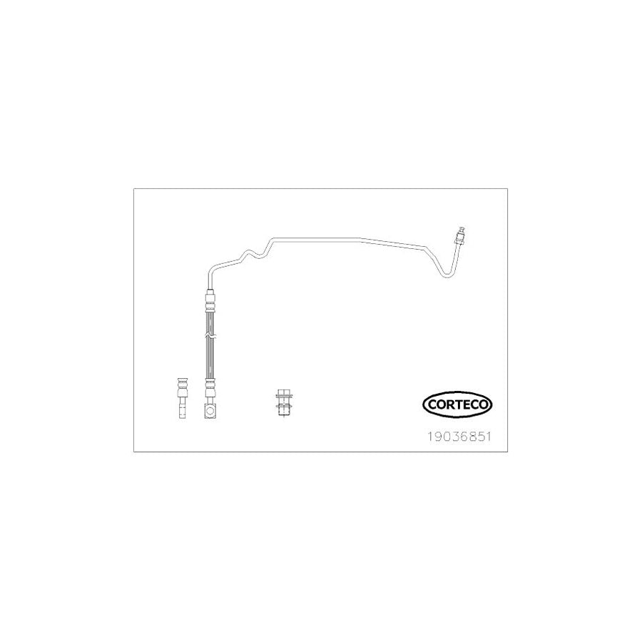 Corteco 19036851 Brake Hose