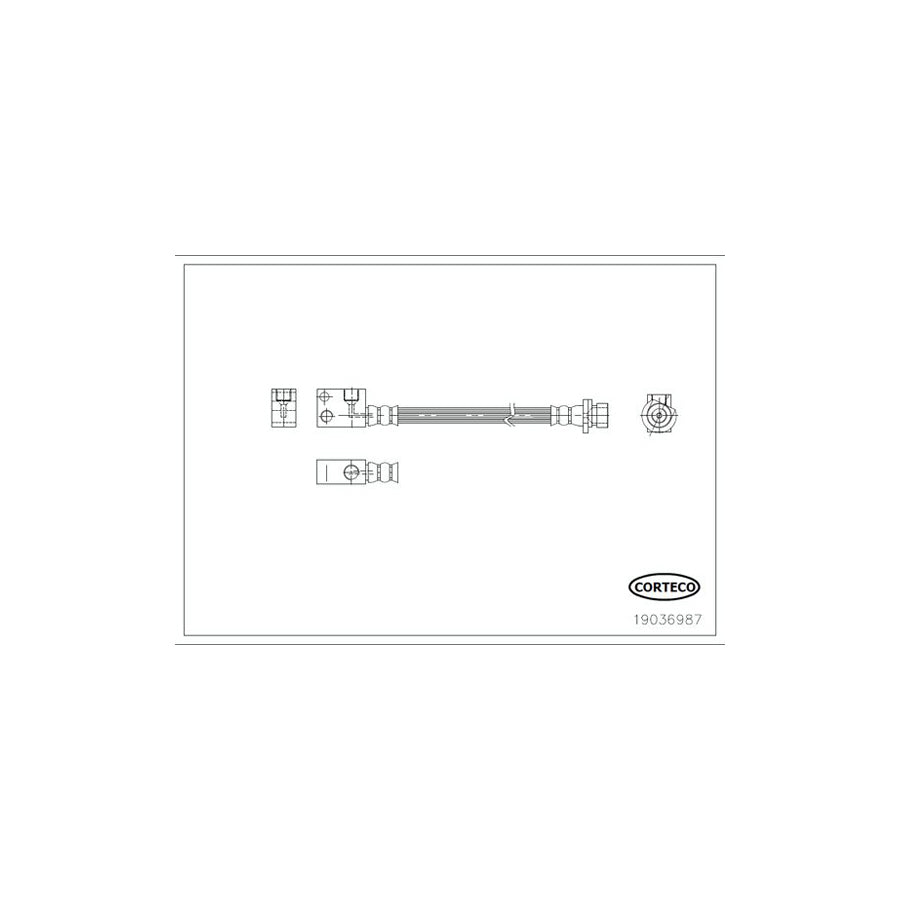 Corteco 19036987 Brake Hose