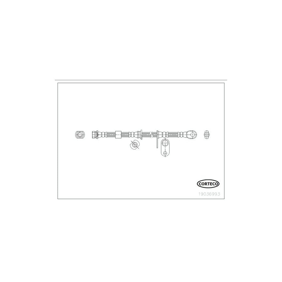 Corteco 19036993 Brake Hose