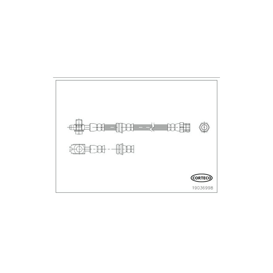 Corteco 19036998 Brake Hose