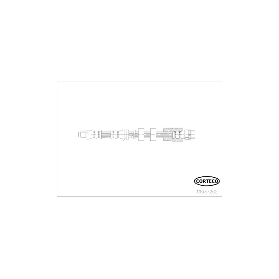Corteco 19037202 Brake Hose for BMW X1 (E84)