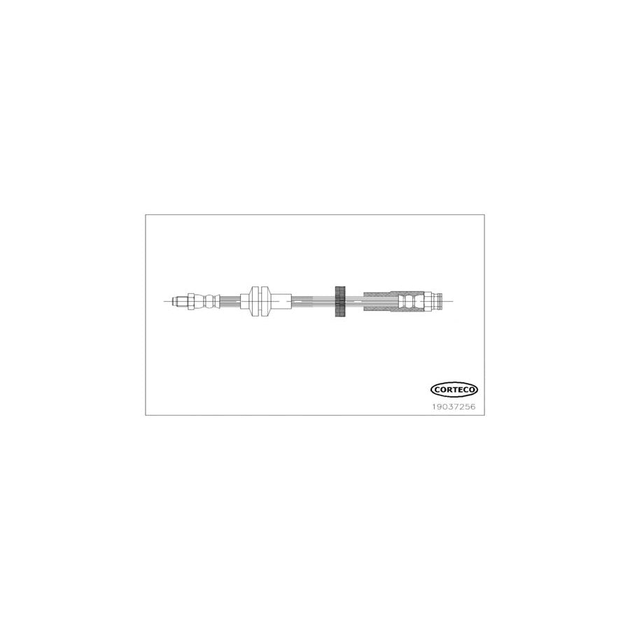 Corteco 19037256 Brake Hose for Alfa Romeo Giulietta Hatchback (940)