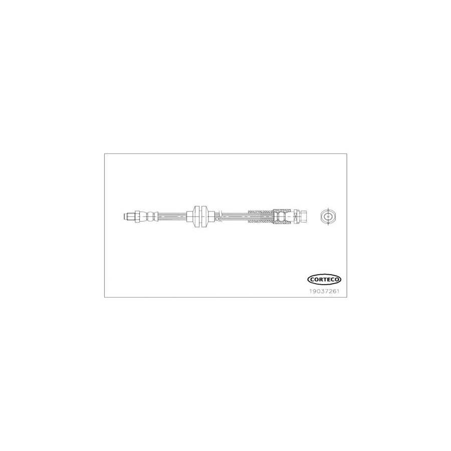 Corteco 19037261 Brake Hose