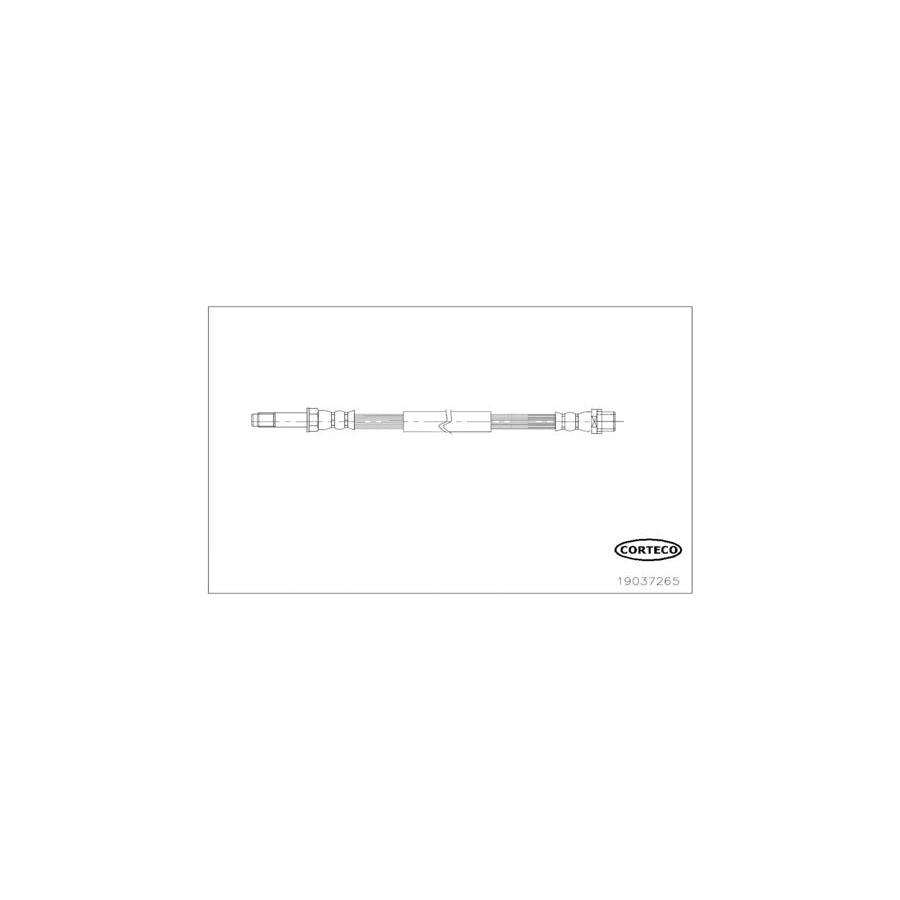 Corteco 19037265 Brake Hose Suitable for Mercedes-Benz Sprinter