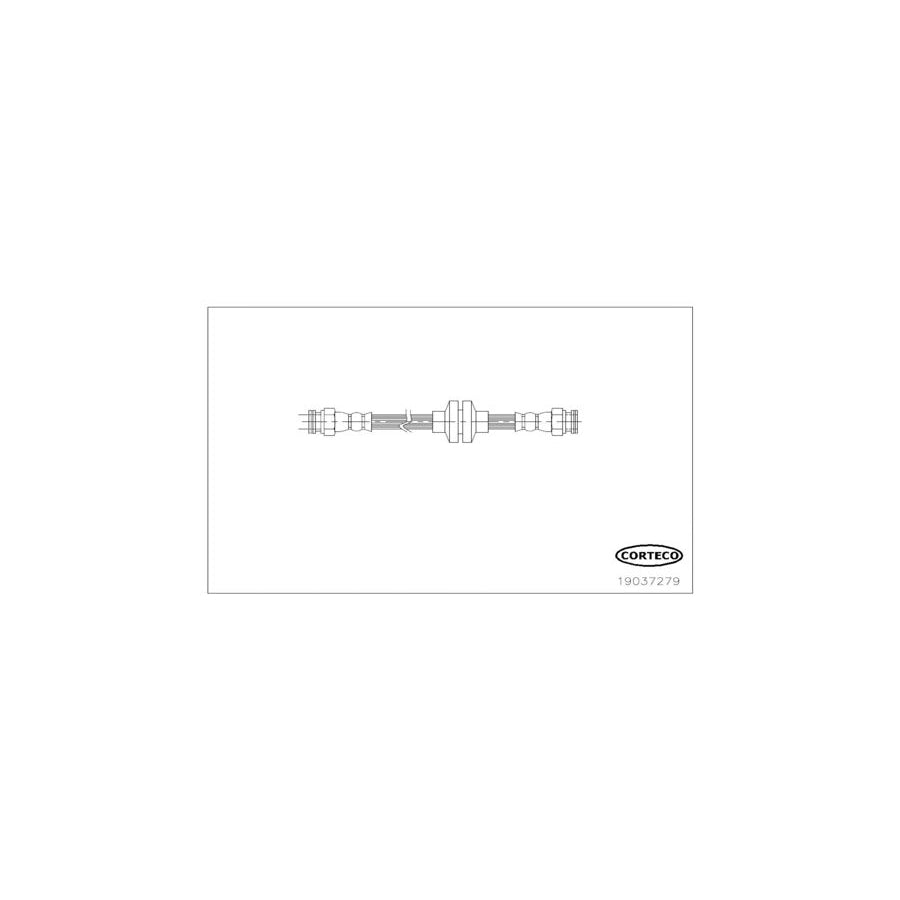 Corteco 19037279 Brake Hose for Fiat Bravo II Hatchback (198)