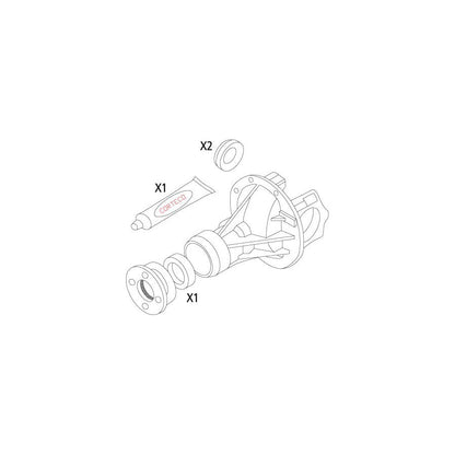 Corteco 19536212 Gasket Set, Differential