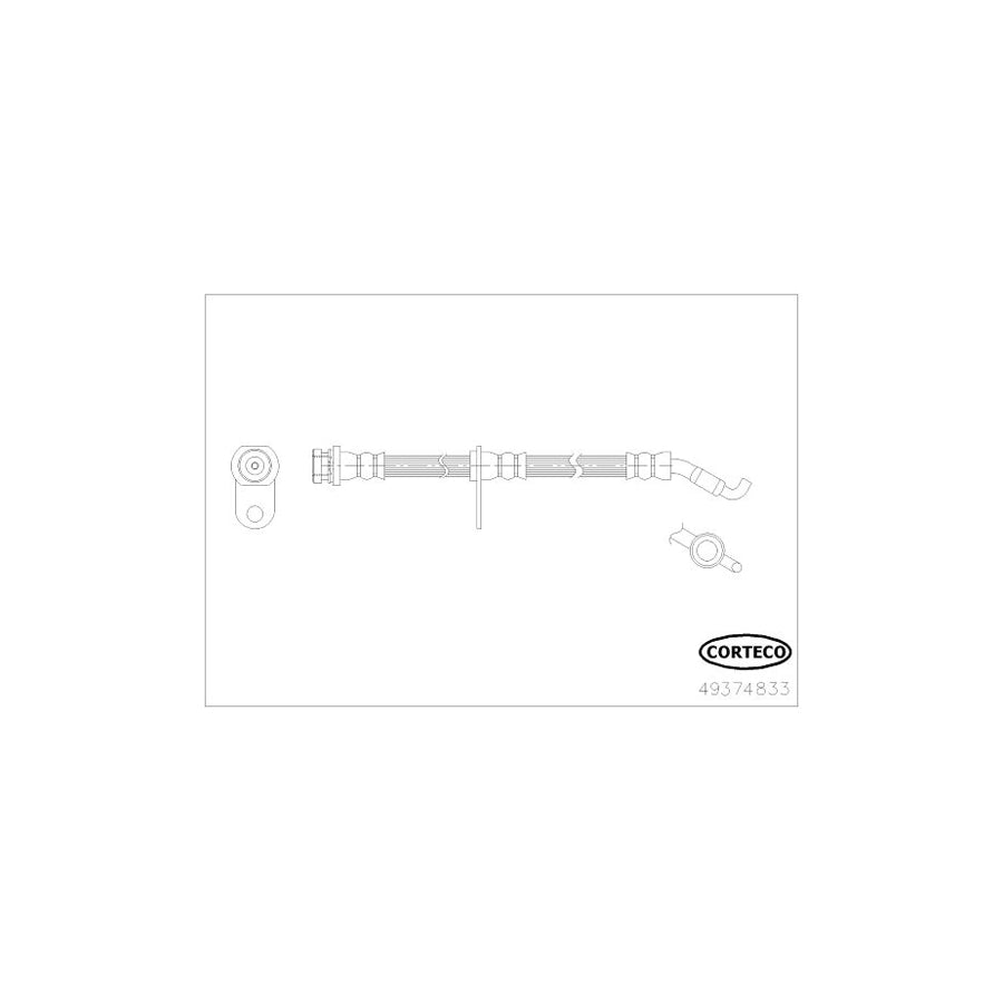 Corteco 49374833 Brake Hose