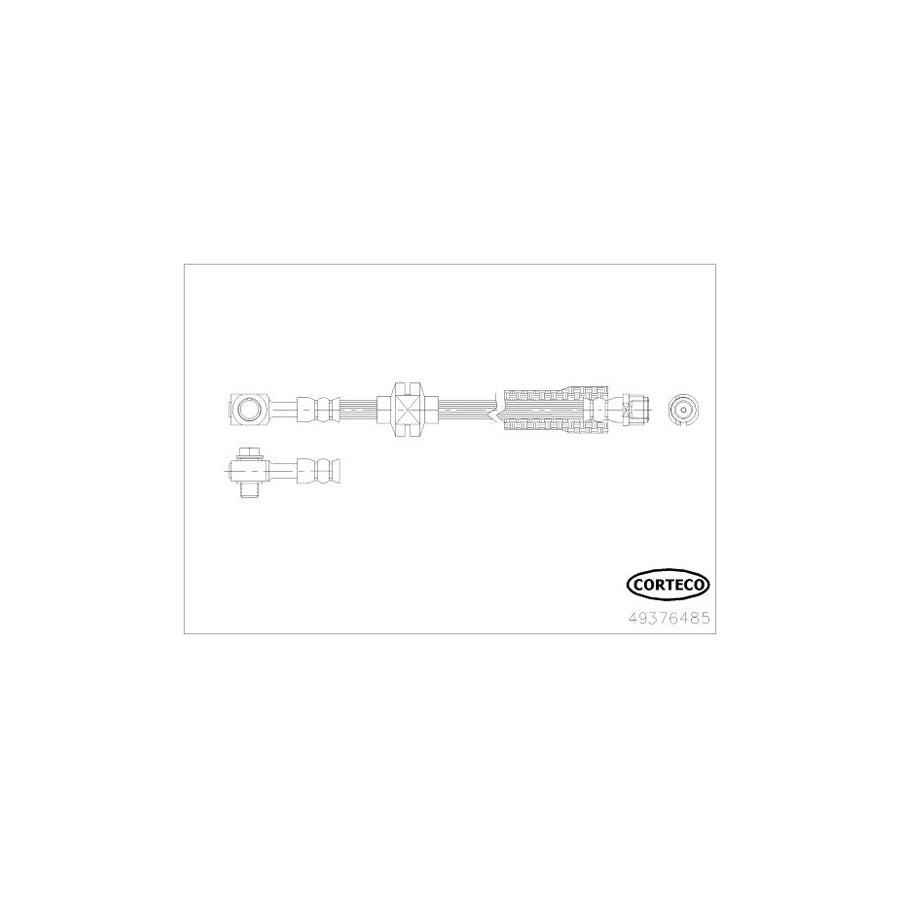 Corteco 49376485 Brake Hose