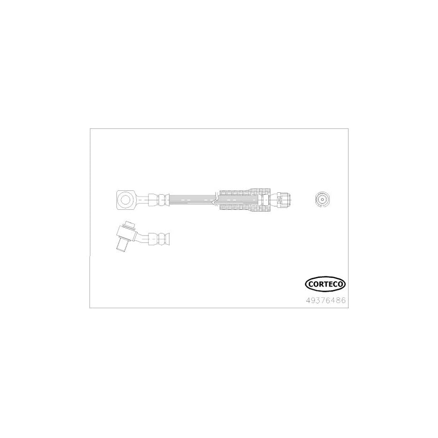 Corteco 49376486 Brake Hose