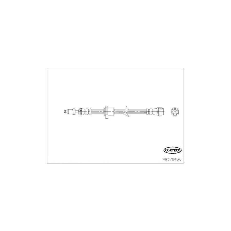 Corteco 49378456 Brake Hose