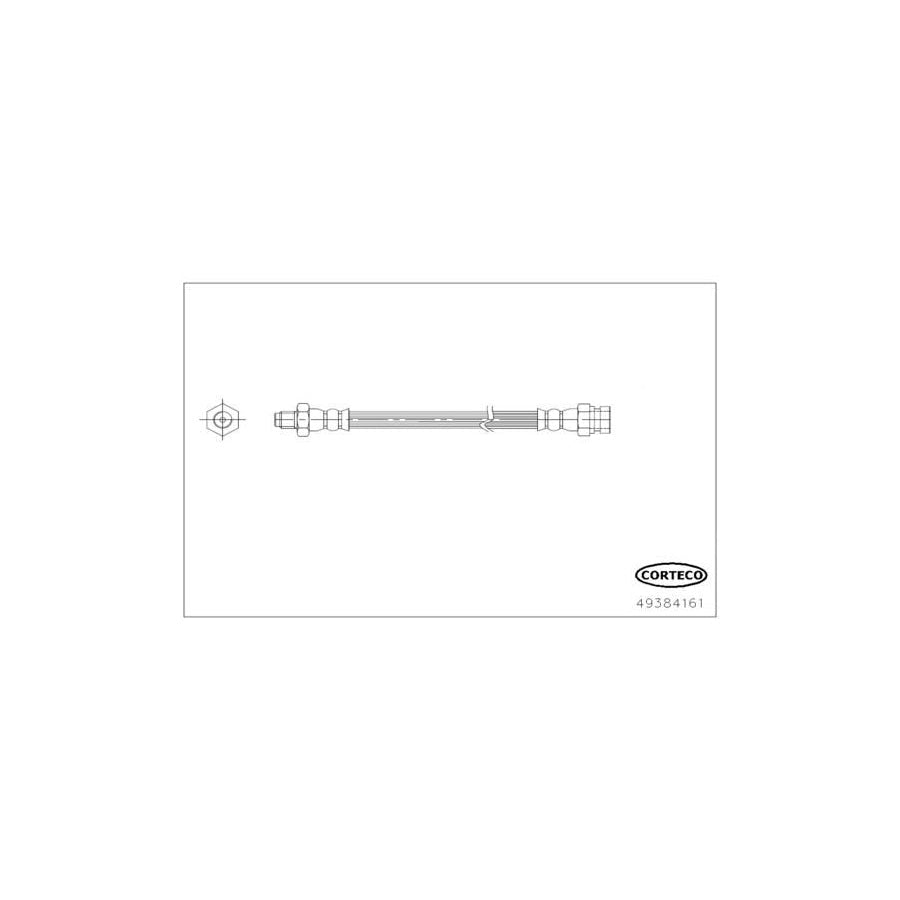 Corteco 49384161 Brake Hose