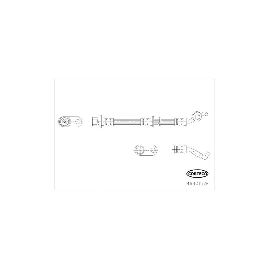 Corteco 49401576 Brake Hose
