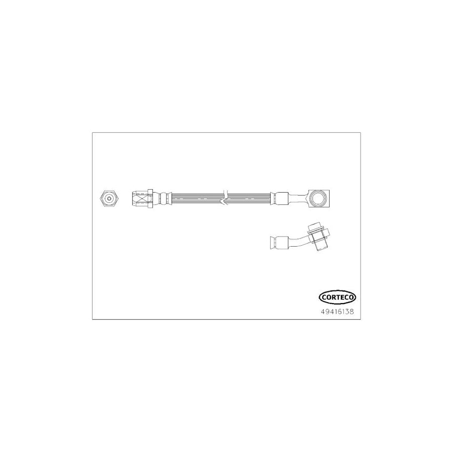Corteco 49416138 Brake Hose