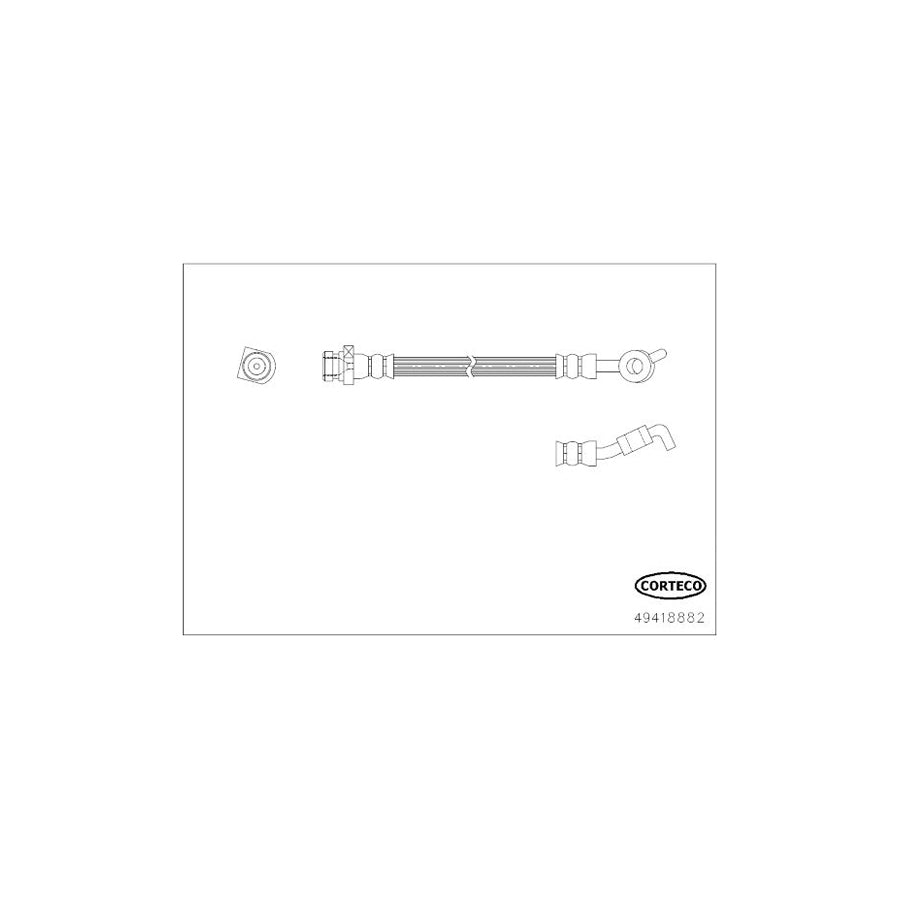 Corteco 49418882 Brake Hose