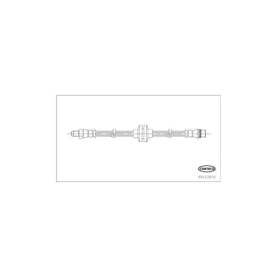 Corteco 49423816 Brake Hose for Renault Fluence (L3_)