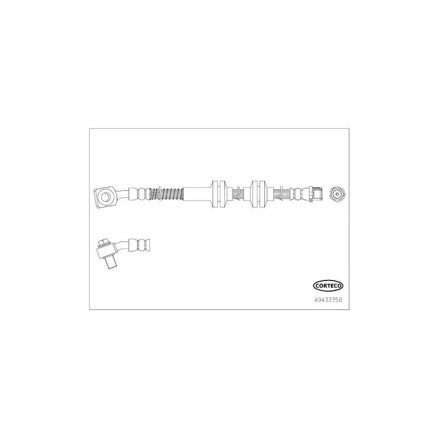 Corteco 49433358 Brake Hose