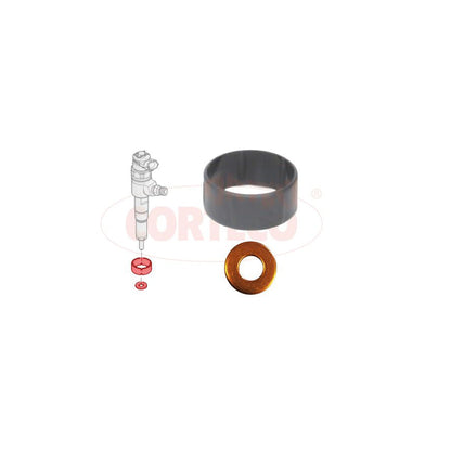 Corteco 49445012 Seal Ring, Nozzle Holder