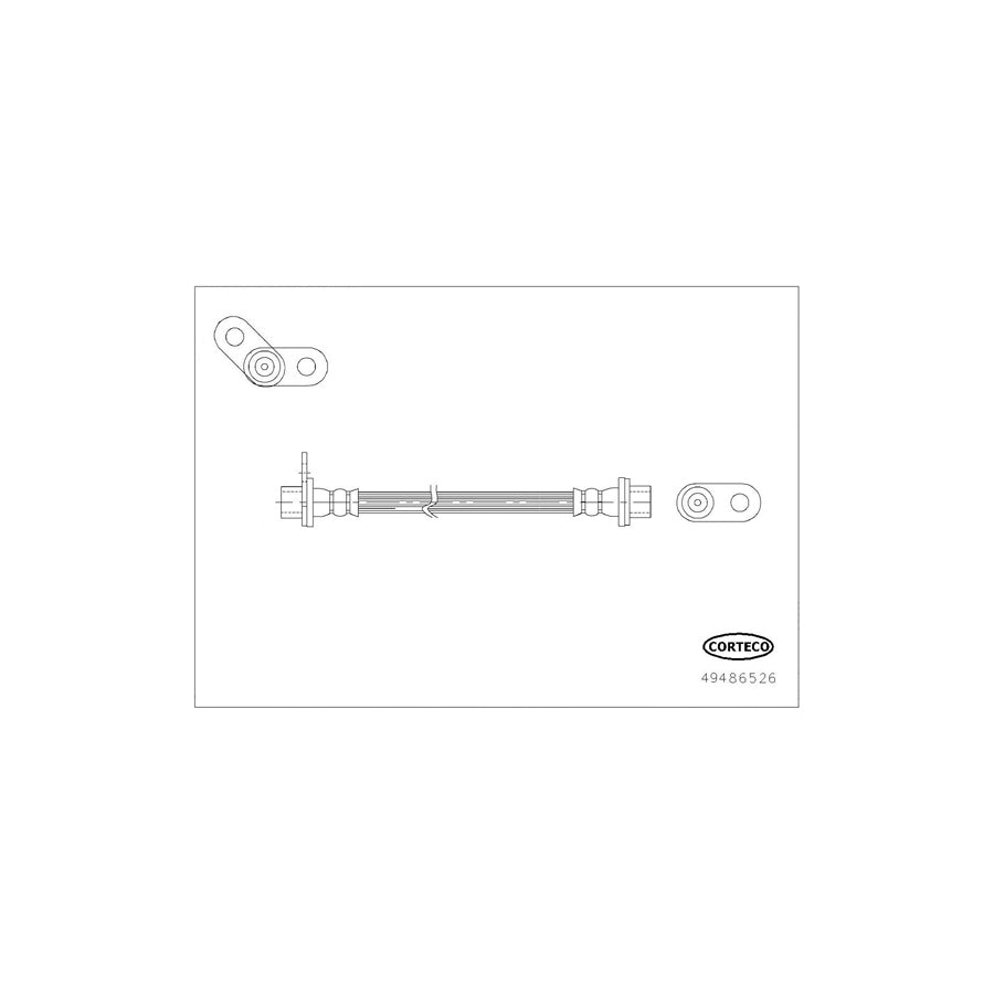 Corteco 49486526 Brake Hose