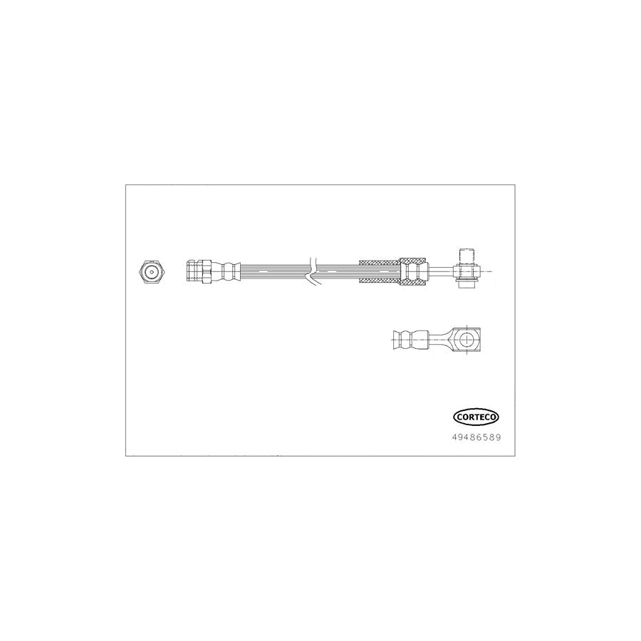 Corteco 49486589 Brake Hose