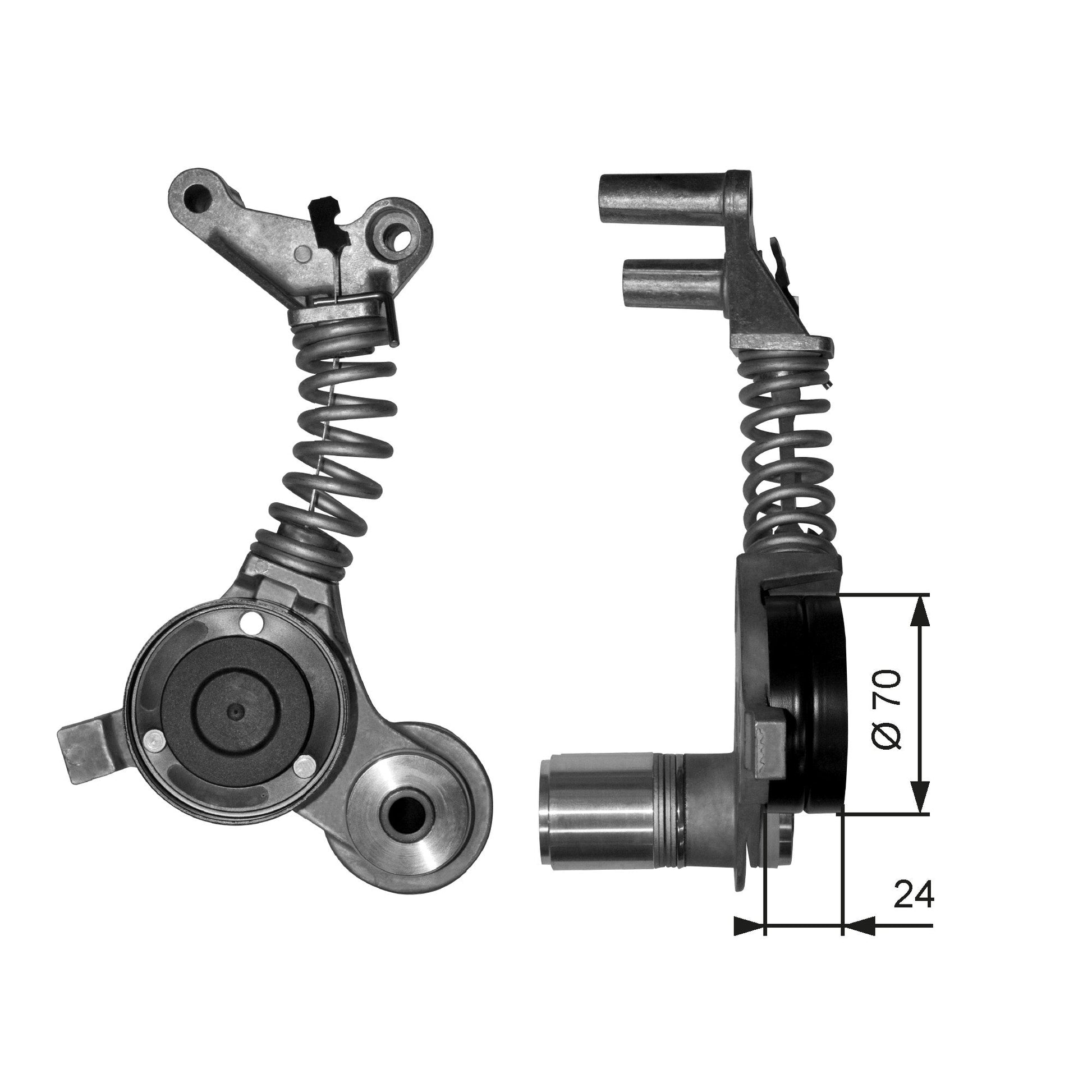 GATES GATT38406 V-Ribbed Belt Vibration Damper