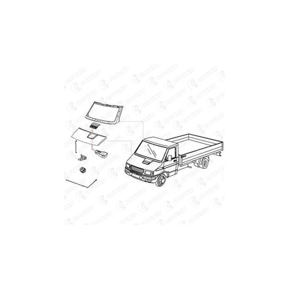 Covind 038/141 Radiator Grille for Iveco Daily