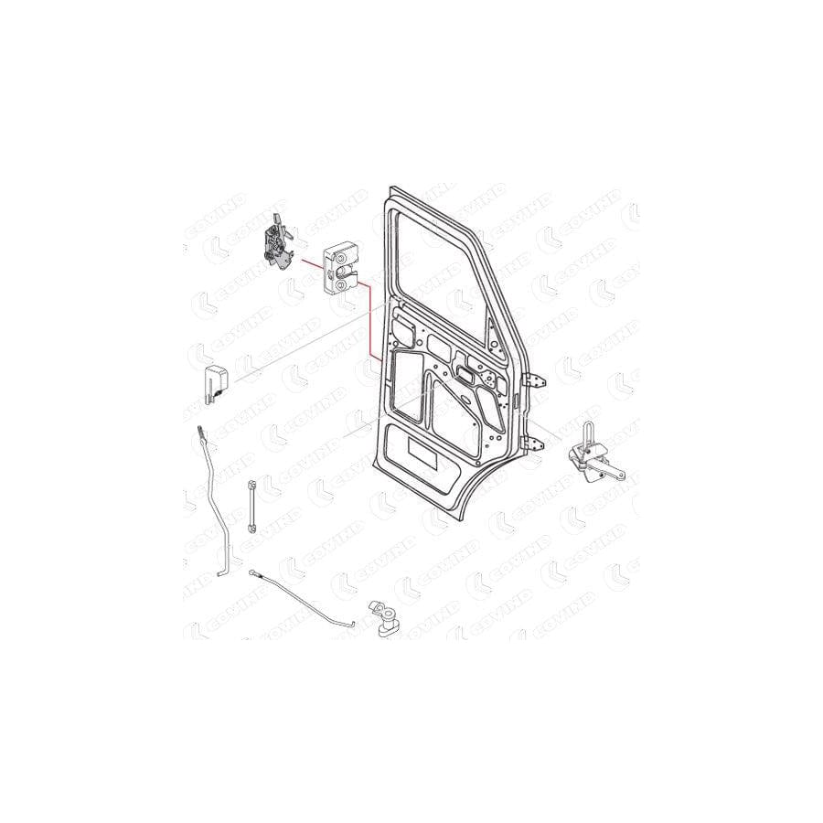Covind 038/177 Door Lock for Iveco Daily II Box Body / Estate