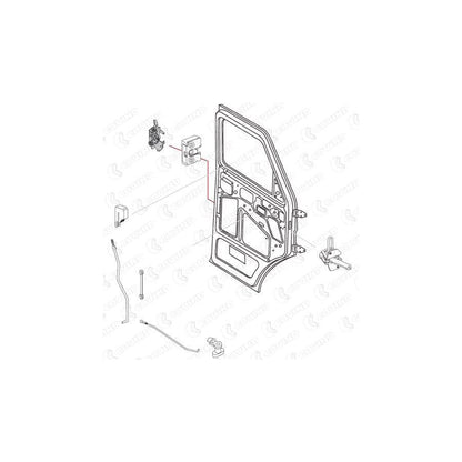 Covind 038/177 Door Lock for Iveco Daily II Box Body / Estate