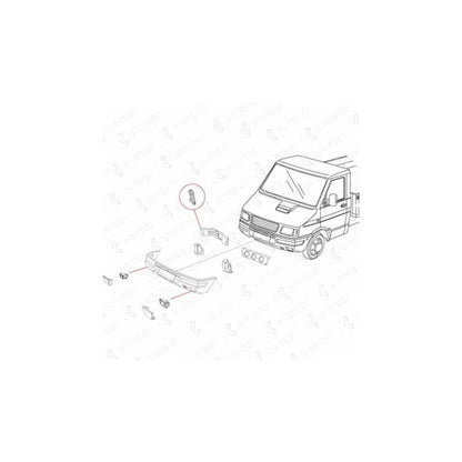Covind 038/ 99 Bumper Bracket for Iveco Daily