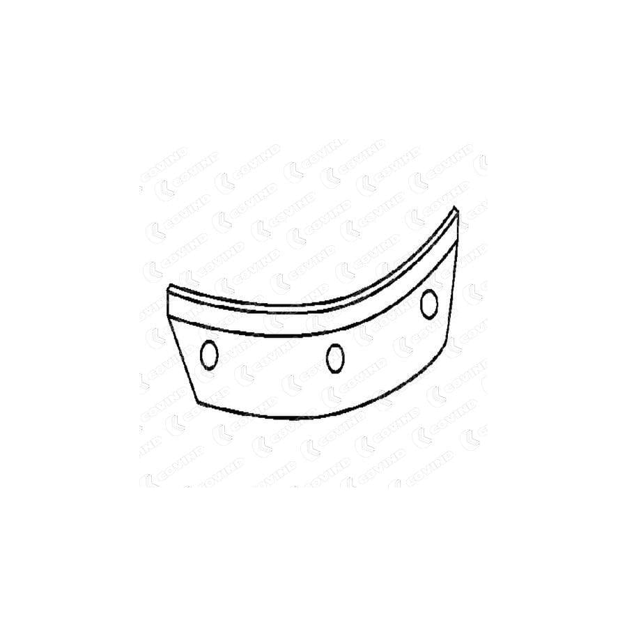 Covind 060/162 Air Deflector, Driver Cab